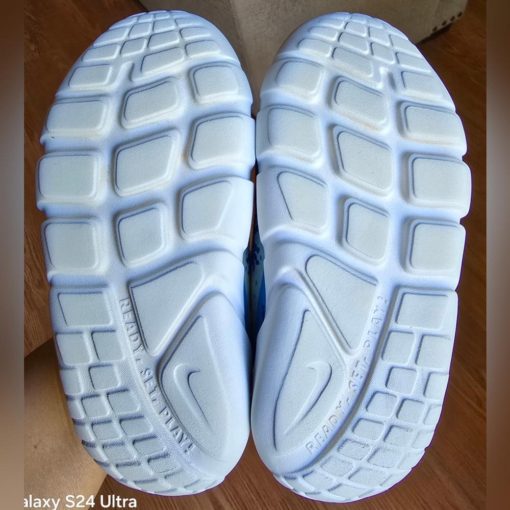 Nike Flex Runner 2 Univ Blue/Summits White Toddler Kids Athletic Shoes, Sz 9C - Picture 7 of 8